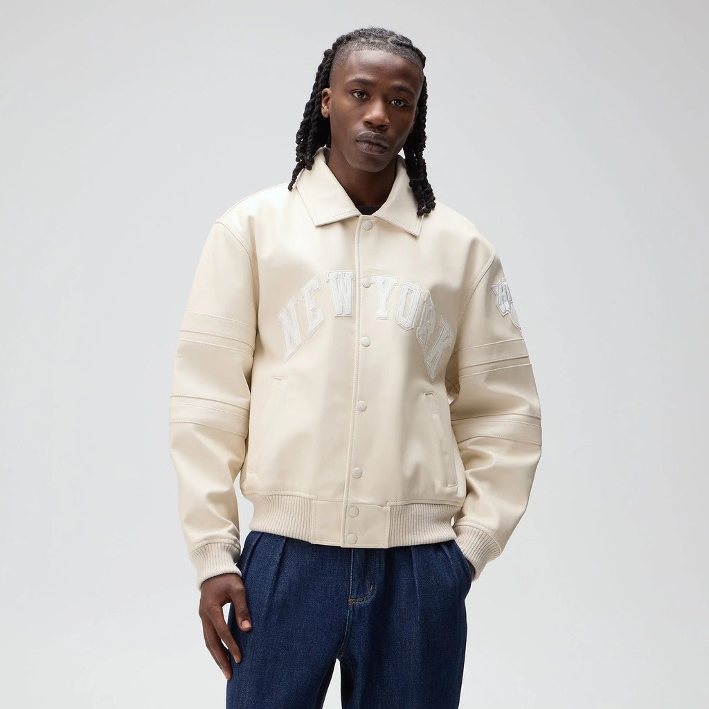 Kith & AVIREX for the New York Knicks Patrick Ewing Legend Jacket - Sandrift