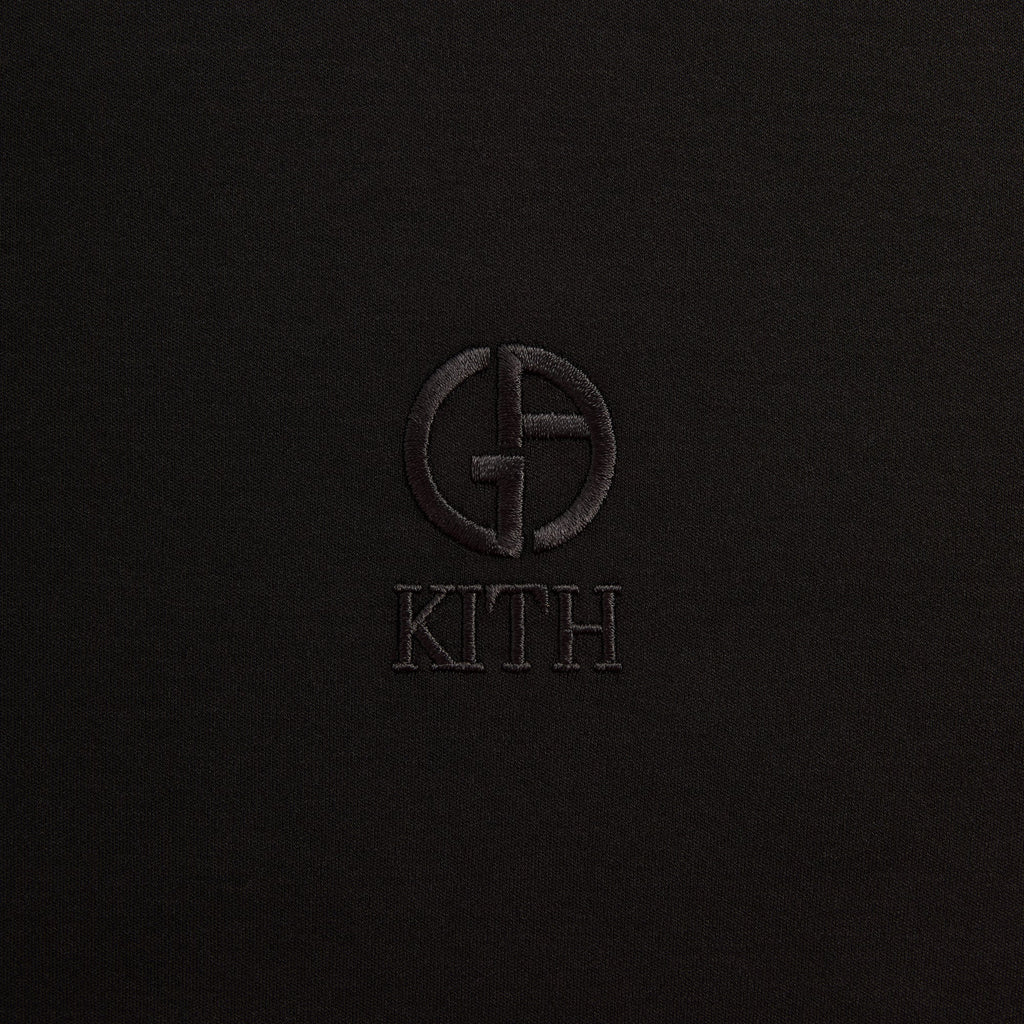 Giorgio Armani & Kith Logo Tee - Black
