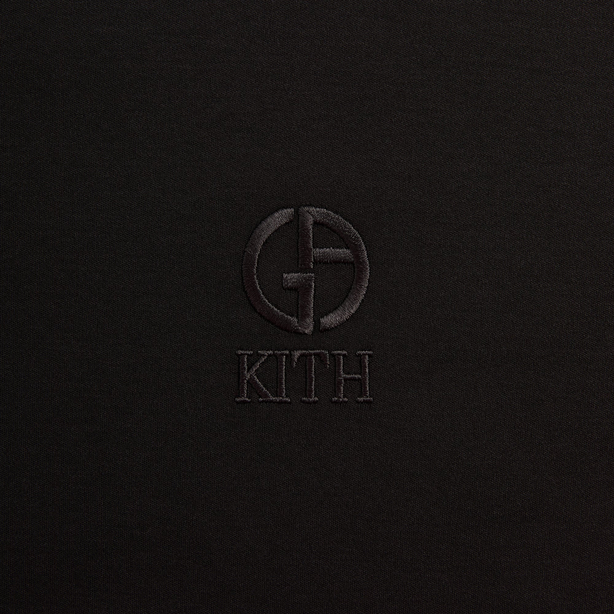 Giorgio Armani & Kith Logo Tee - Black