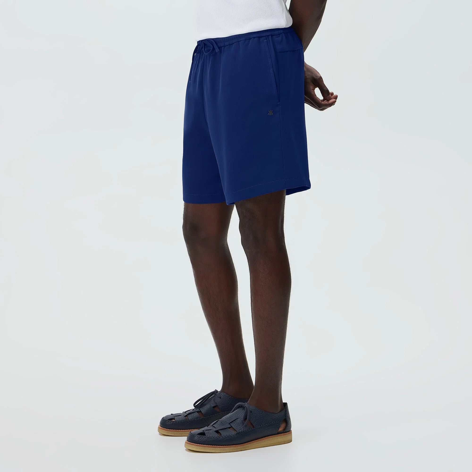 Kith Drape Twill Cayden Short - Deep Royal