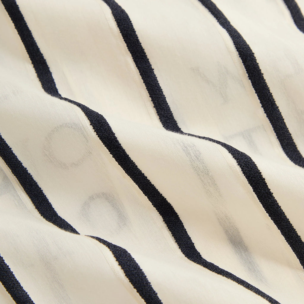 Kith Silk Linen Chenille Stripe Pacey Shirt - Sandrift