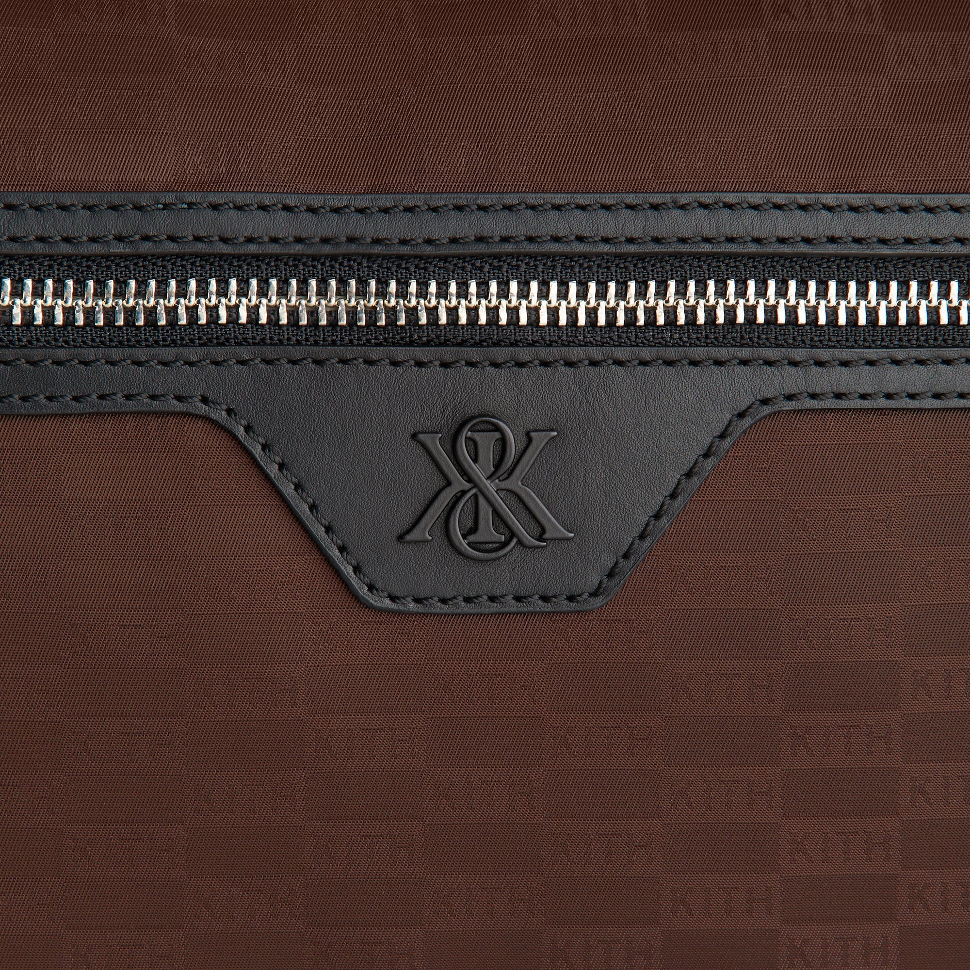 Kith Monogram Nylon Jacquard Backpack - Dark Roast