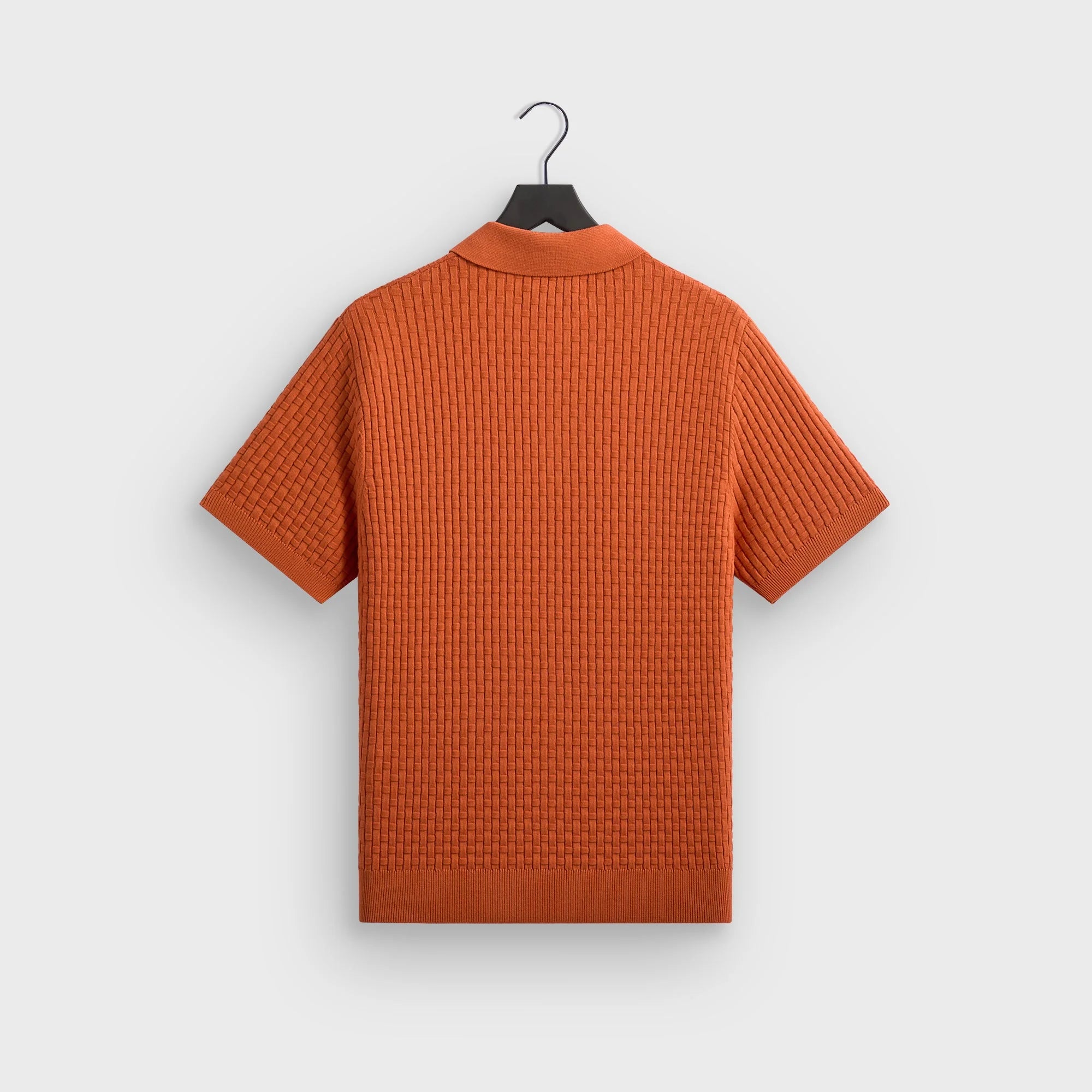 Kith Basket Weave Tilden Polo - Clementine