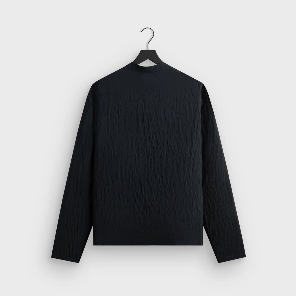 &Kin Wrinkle Cupro Leven Shirt - Black