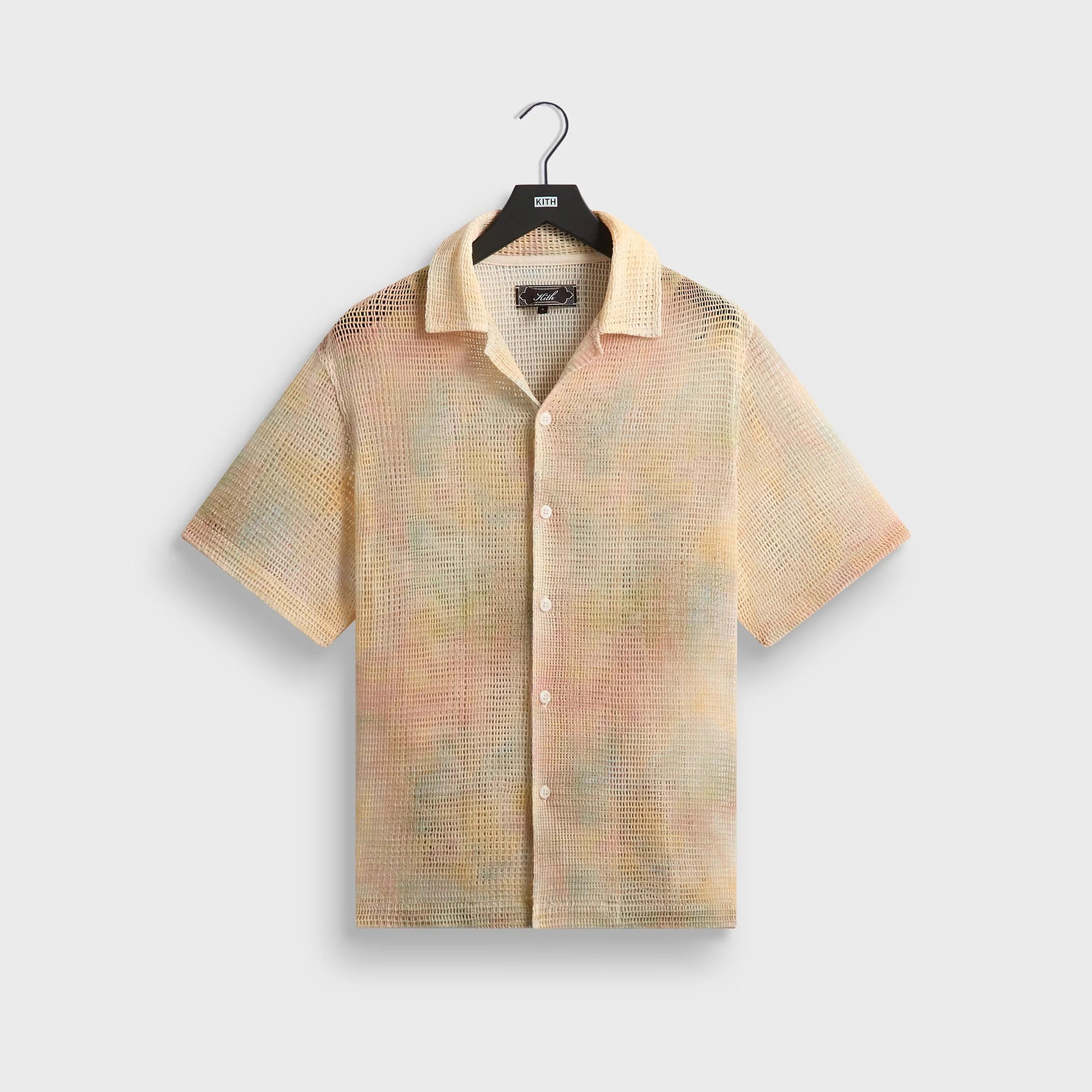 Kith Cloud Dye Cotton Mesh Thompson Camp Collar Shirt - Sedona