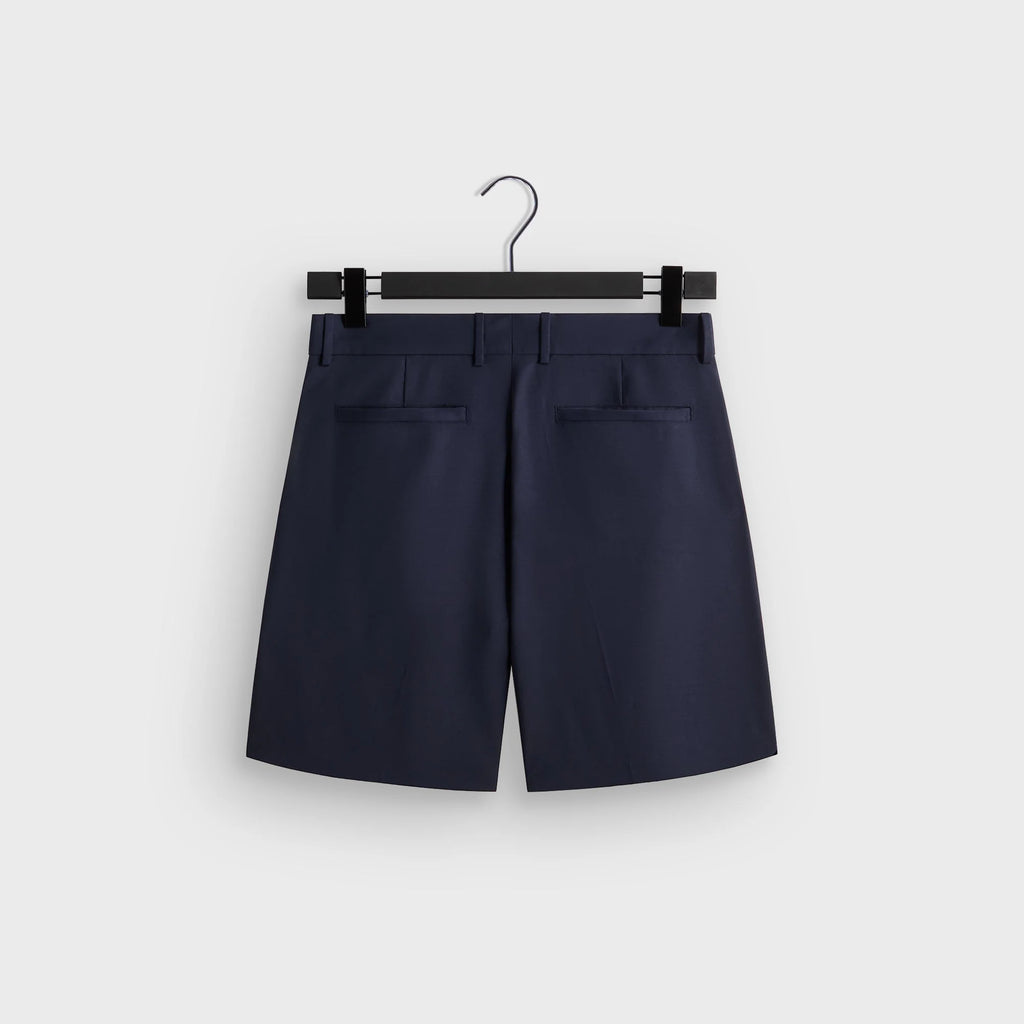 &Kin Tropical Wool Emrys Pleated Short - Nocturnal