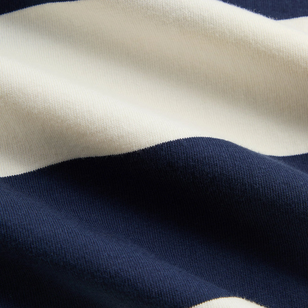 Kith Stripe Alex II Boxy Tee - Sandrift