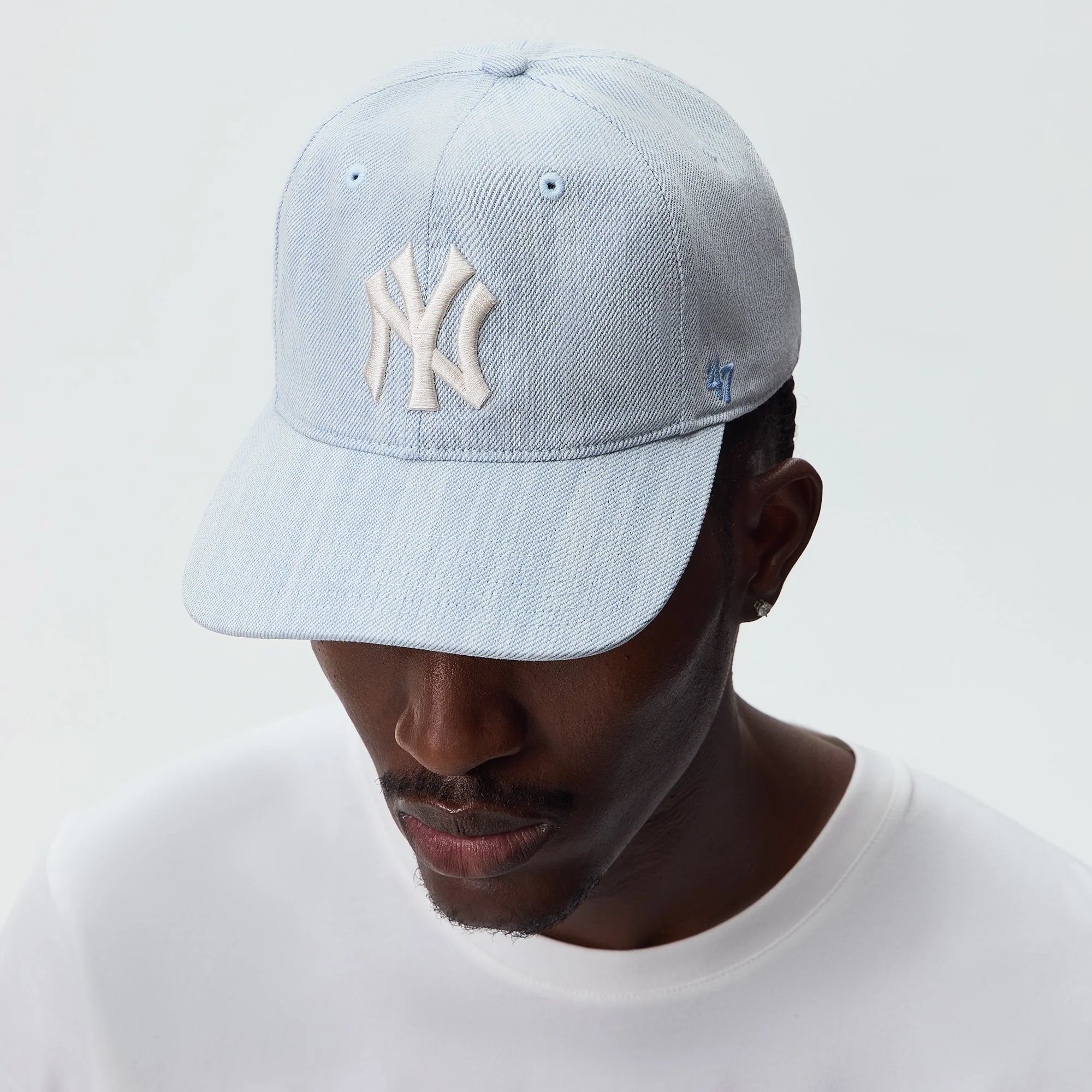 Kith & '47 for the New York Yankees Denim Franchise LS Cap - Dream Indigo