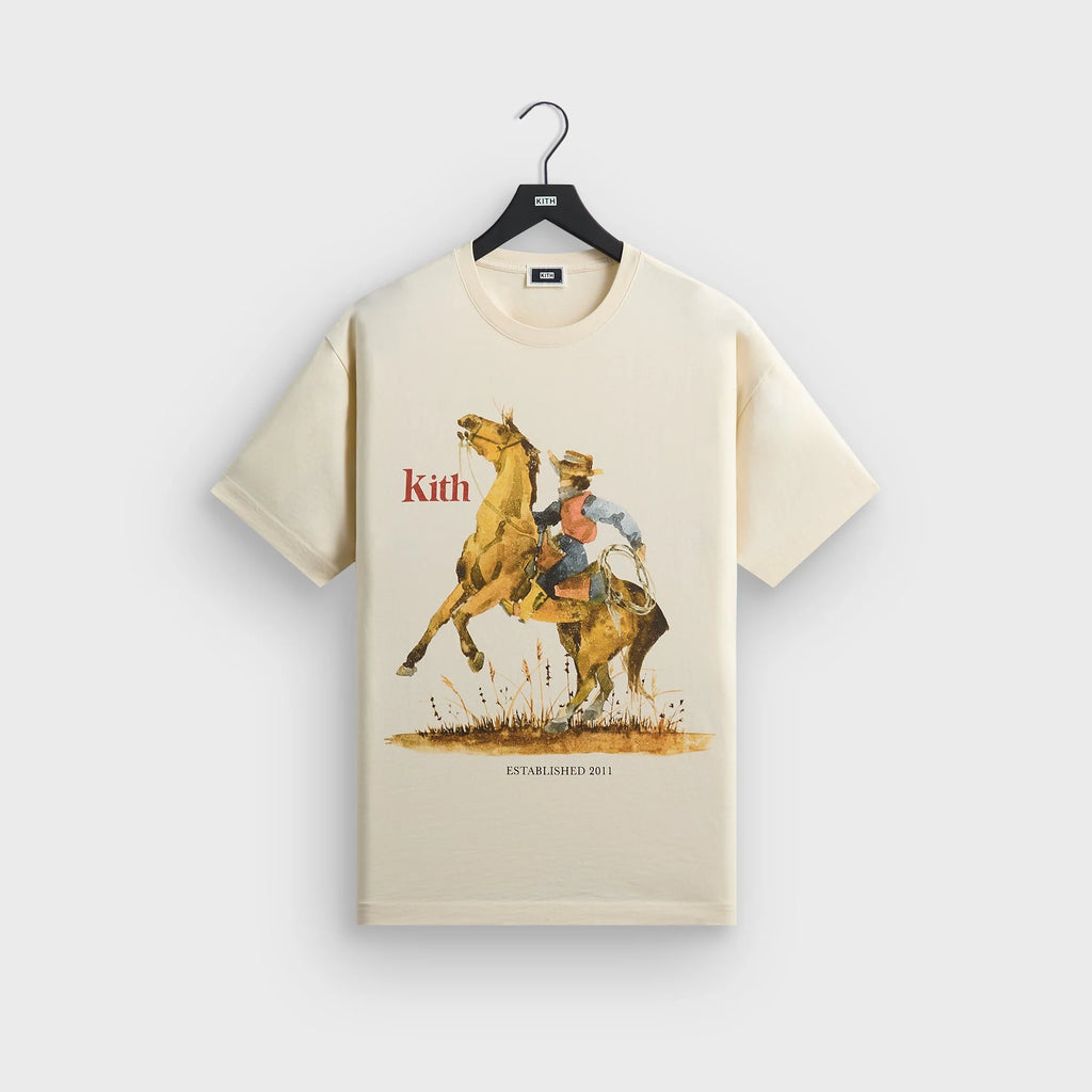Kith Cowboy Vintage Tee - Sandrift