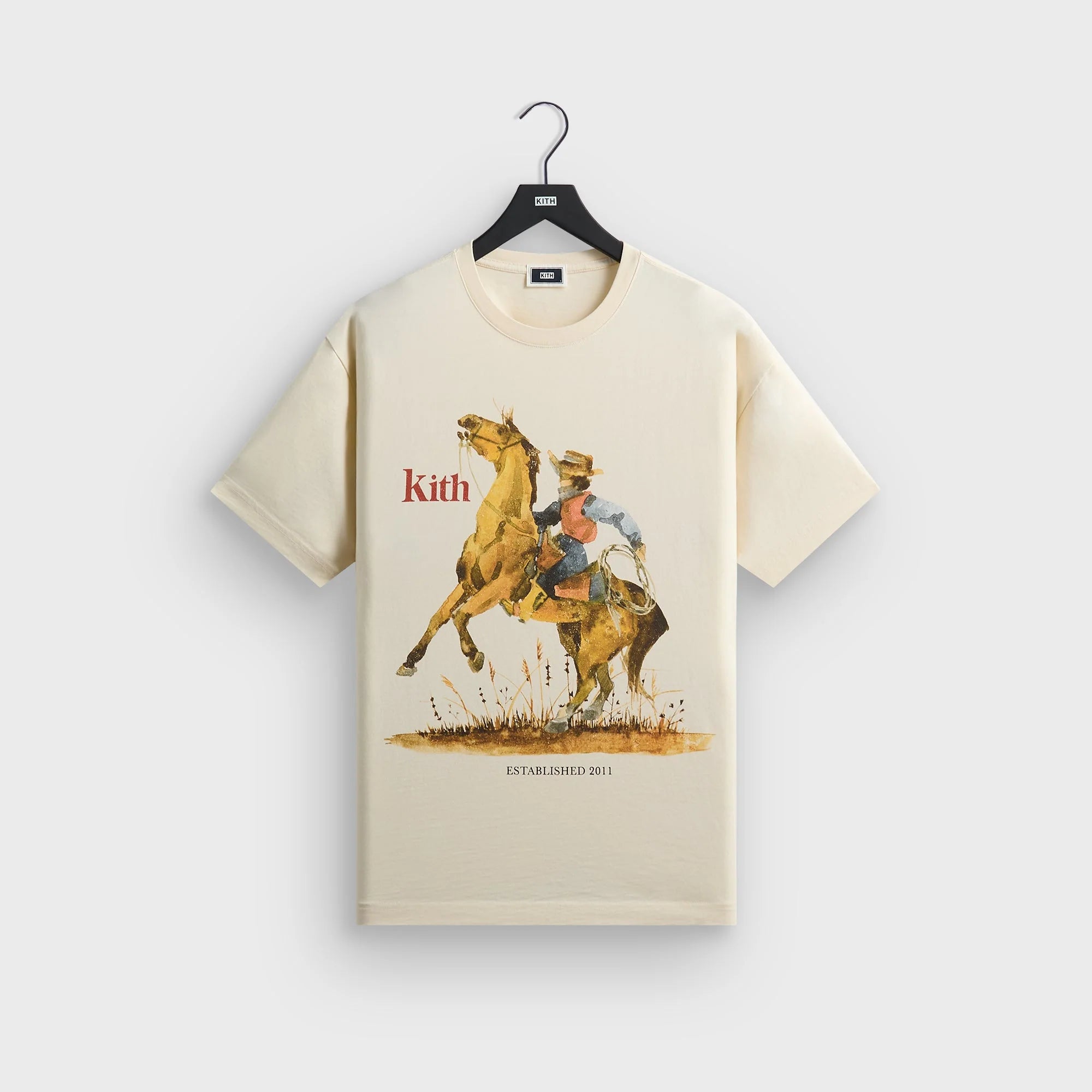 Kith Cowboy Vintage Tee - Sandrift