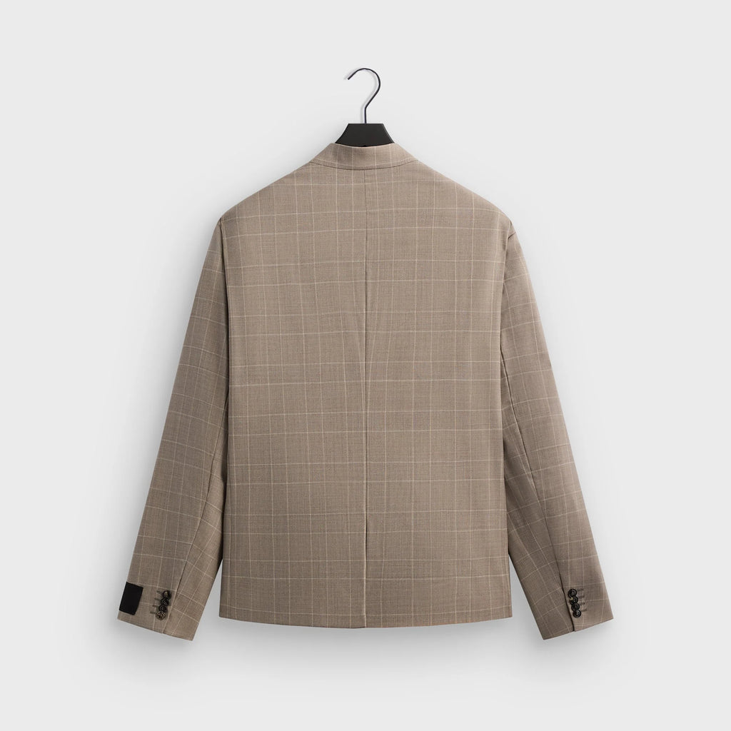 Giorgio Armani & Kith &Kin Single Breasted Collarless Jacket - Dark Ash