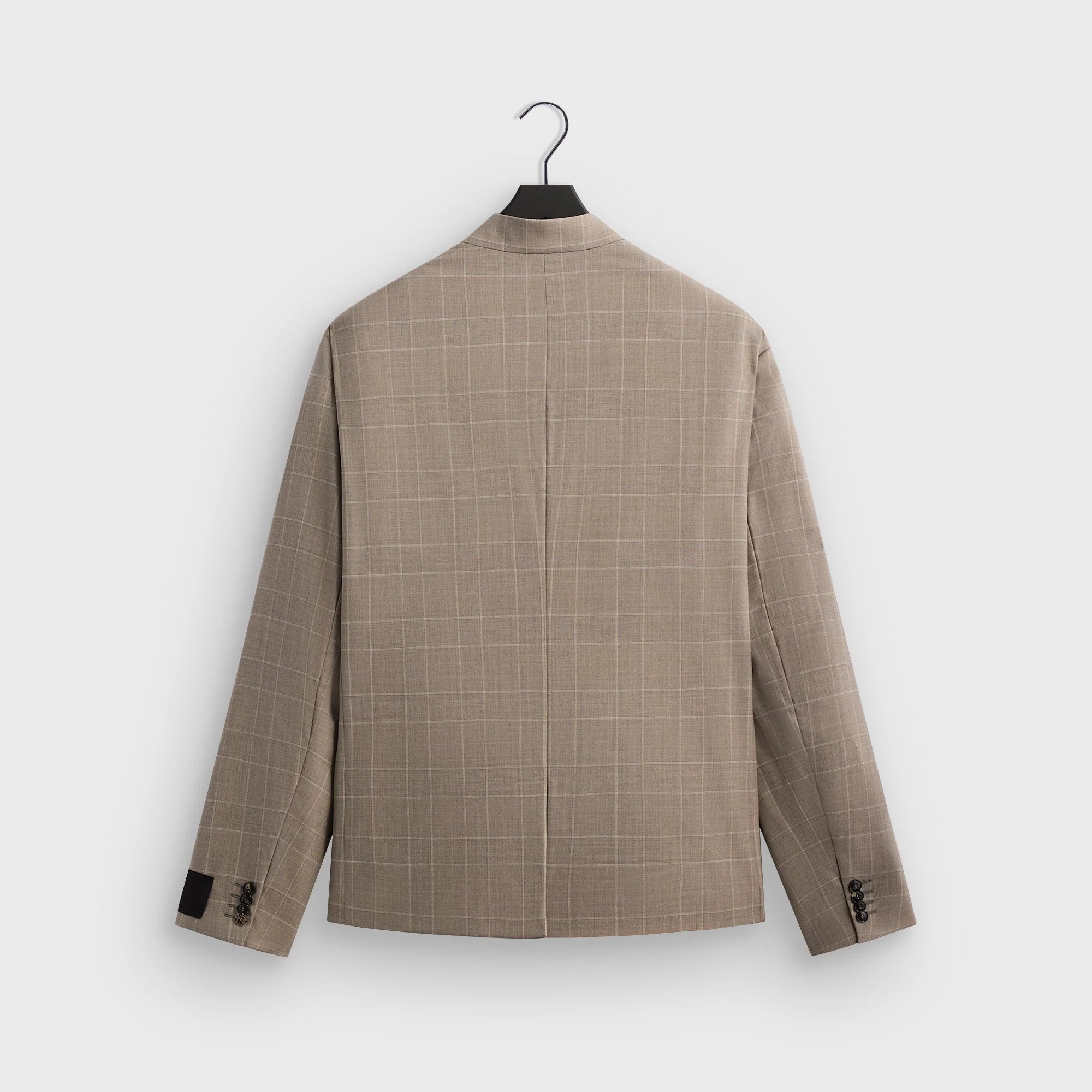 Giorgio Armani & Kith &Kin Single Breasted Collarless Jacket - Dark Ash
