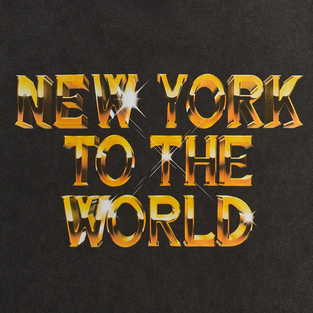Kith for the New York Knicks Gold Vintage Jones Tee - Black