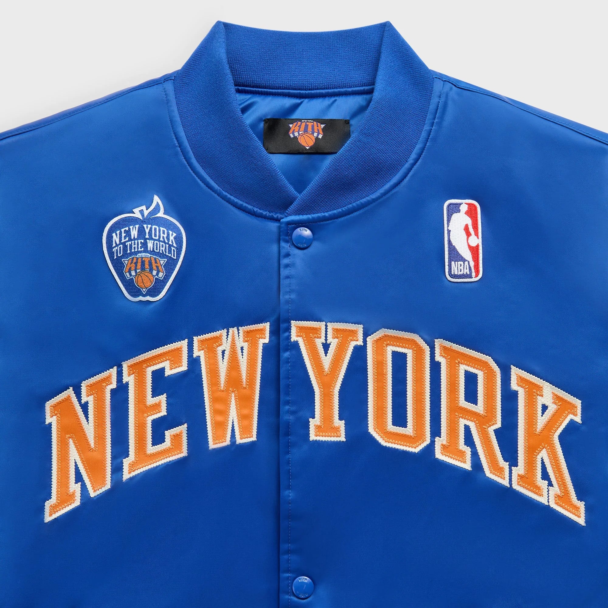 Kith for the New York Knicks Patrick Ewing Classic Satin Bomber Jacket - Current