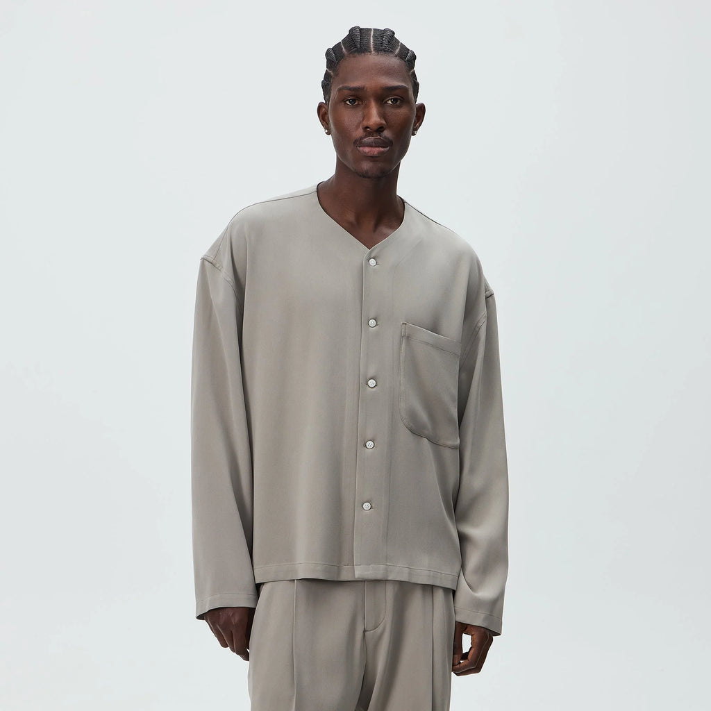 Kith Double Crepe Maddock Shirt - Astro
