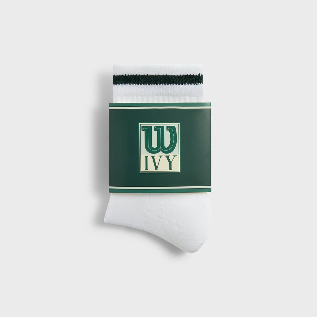 Kith Ivy for Wilson Quarter Top Socks - White