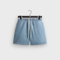 Kith Textured Indigo Weave Cayden Short - Light Indigo