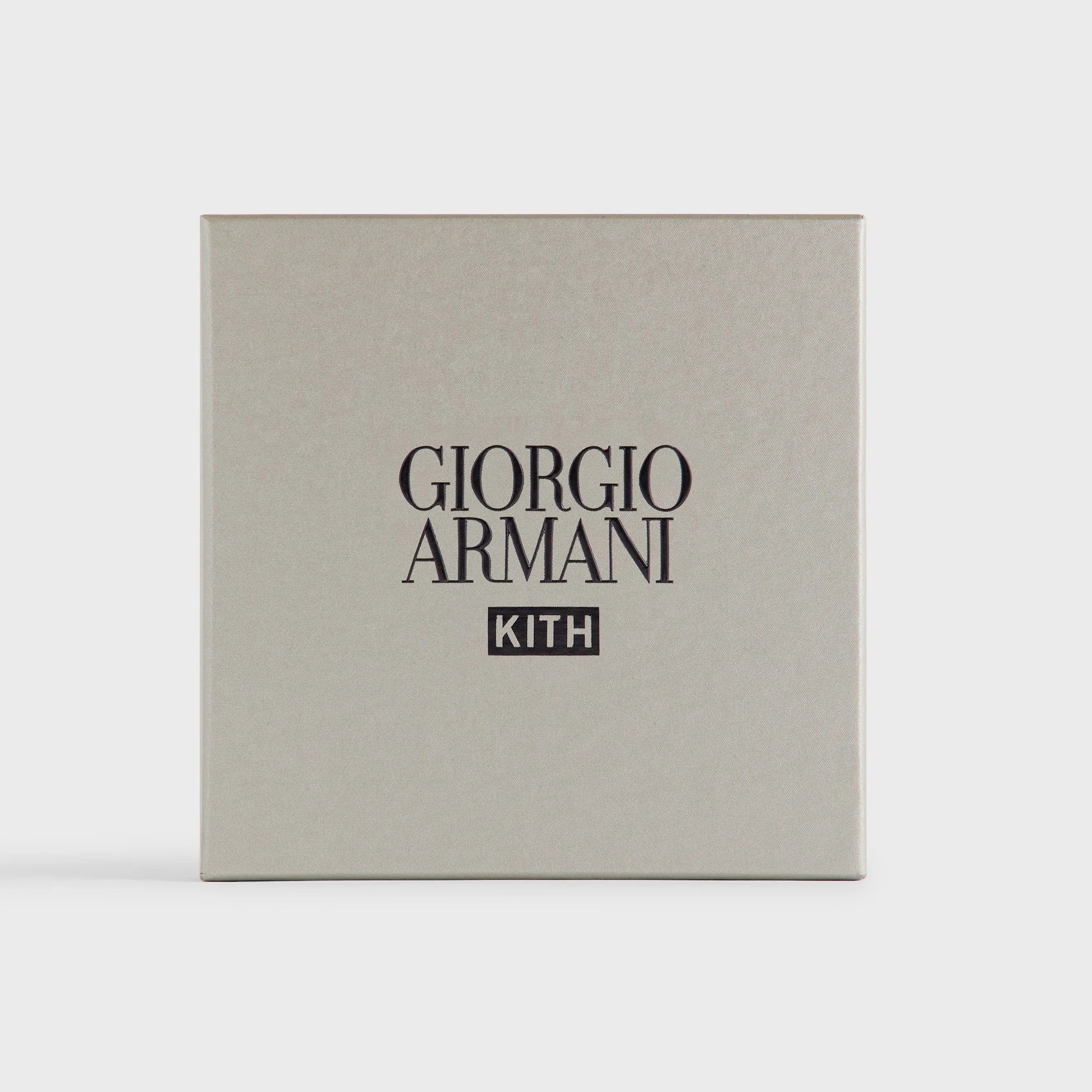 Giorgio Armani & Kith Suede Card Holder - Tan