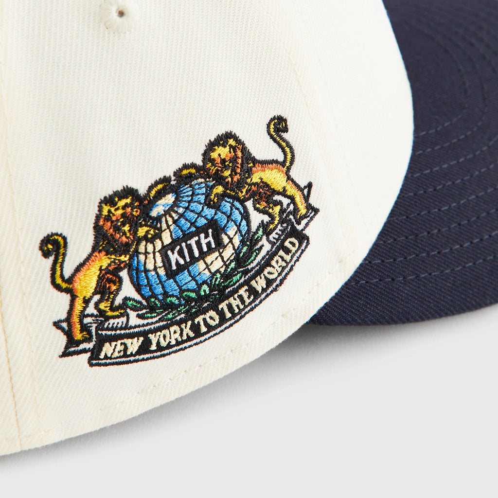 Kith & New Era for the New York Knicks Two Tone 59FIFTY Low Profile Fitted Cap - Sandrift