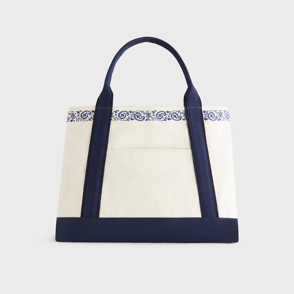 Kith Embroidered Canvas Tote Bag - Sandrift