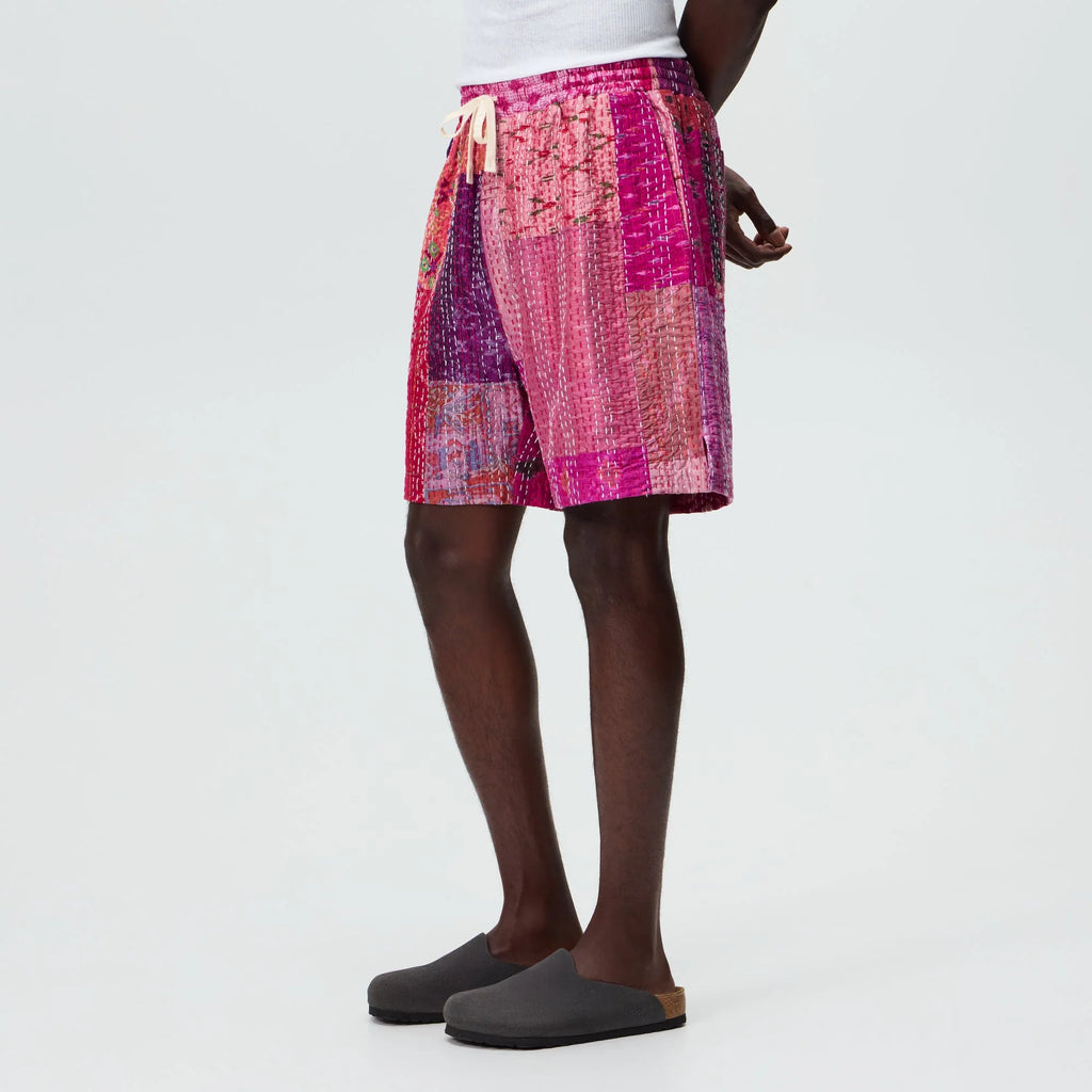 &Kin Tal Patchwork Short - Pink / Multi