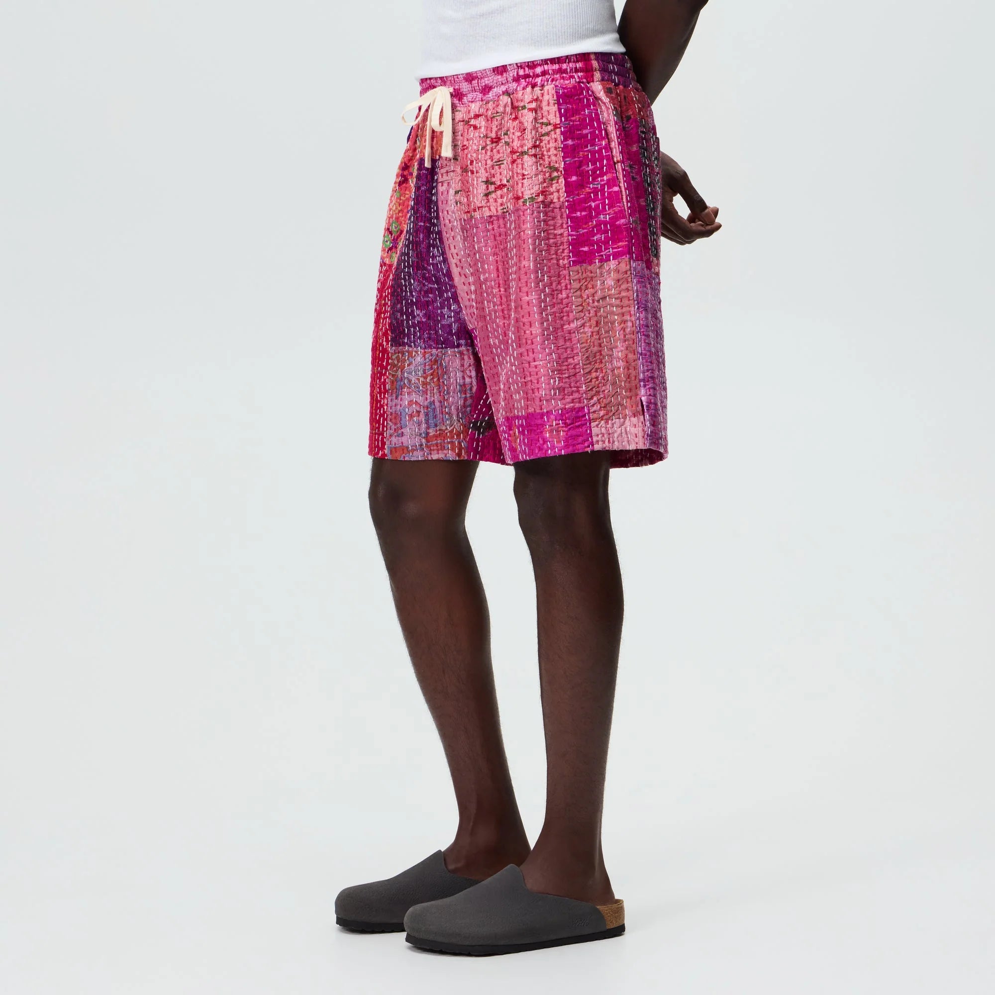 &Kin Tal Patchwork Short - Pink / Multi