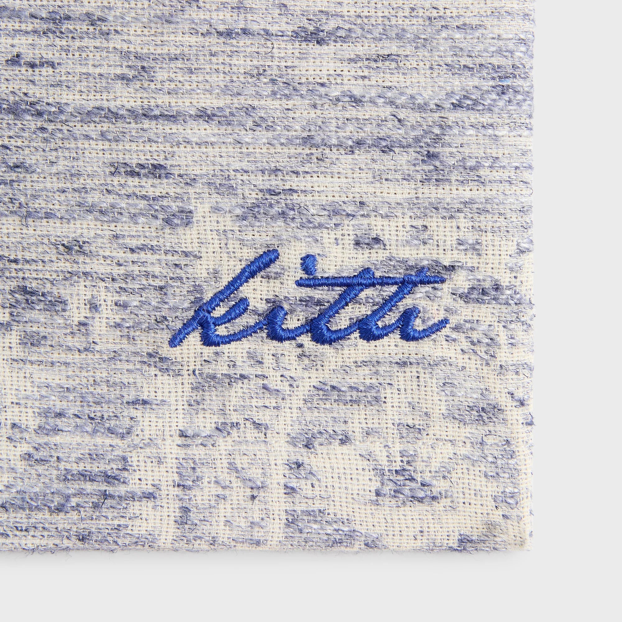 Kith Heathered Paisley Torin Shirt - Light Indigo