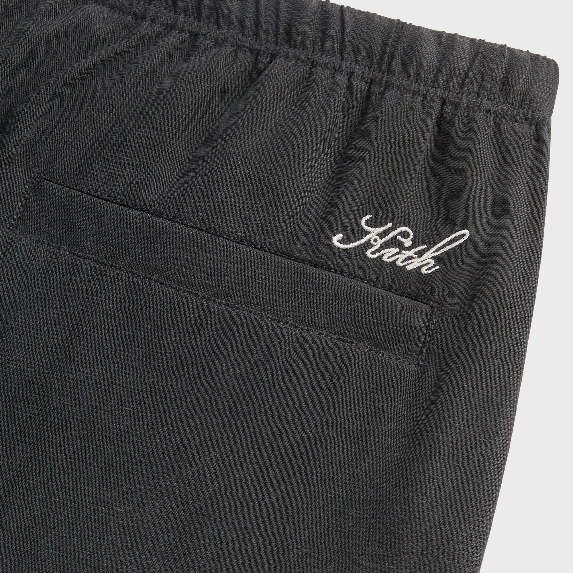 Kith Cupro Linen Parker Pant - Black