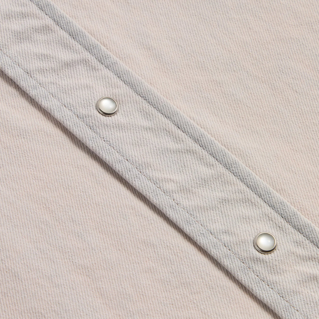 Kith Midweight Denim Long Sleeve Warwick Shirt - Washed Pastel