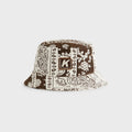 Kith Bandana Jacquard Dawson Bucket Hat - Coffee