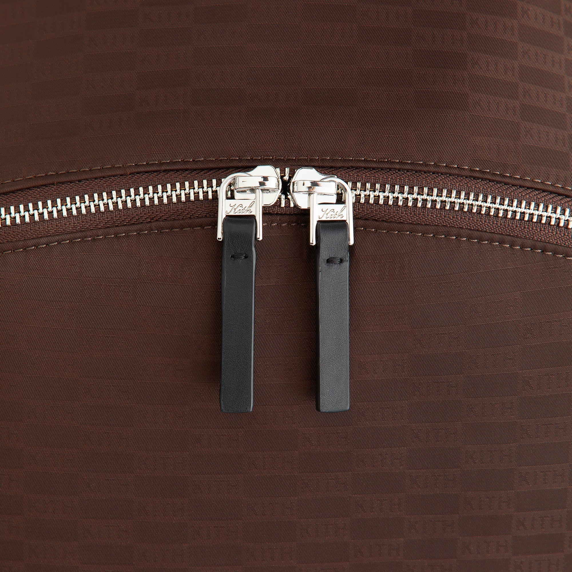 Kith Monogram Nylon Jacquard Backpack - Dark Roast