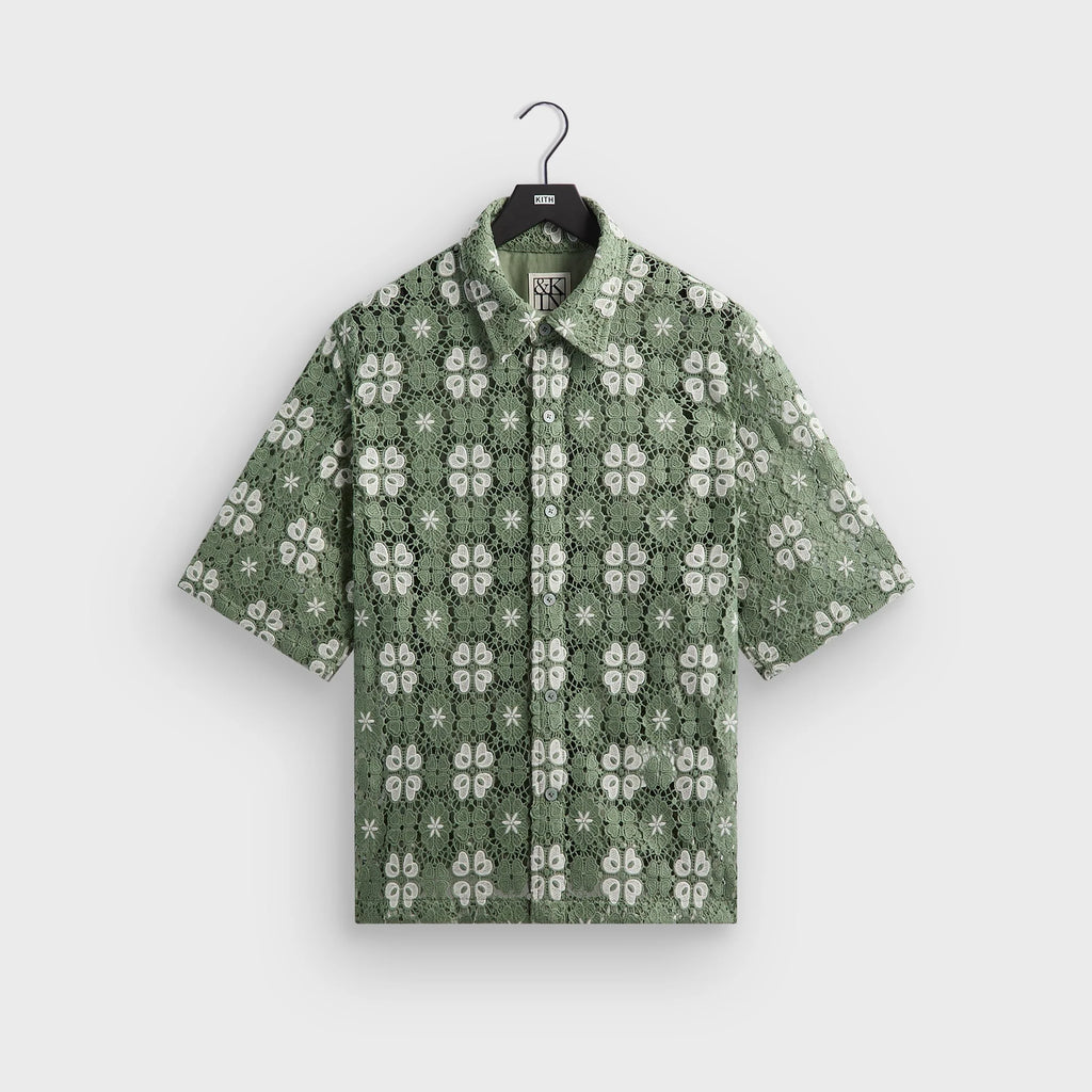 &Kin Retro Floral Lace Harvey Shirt - Cavan