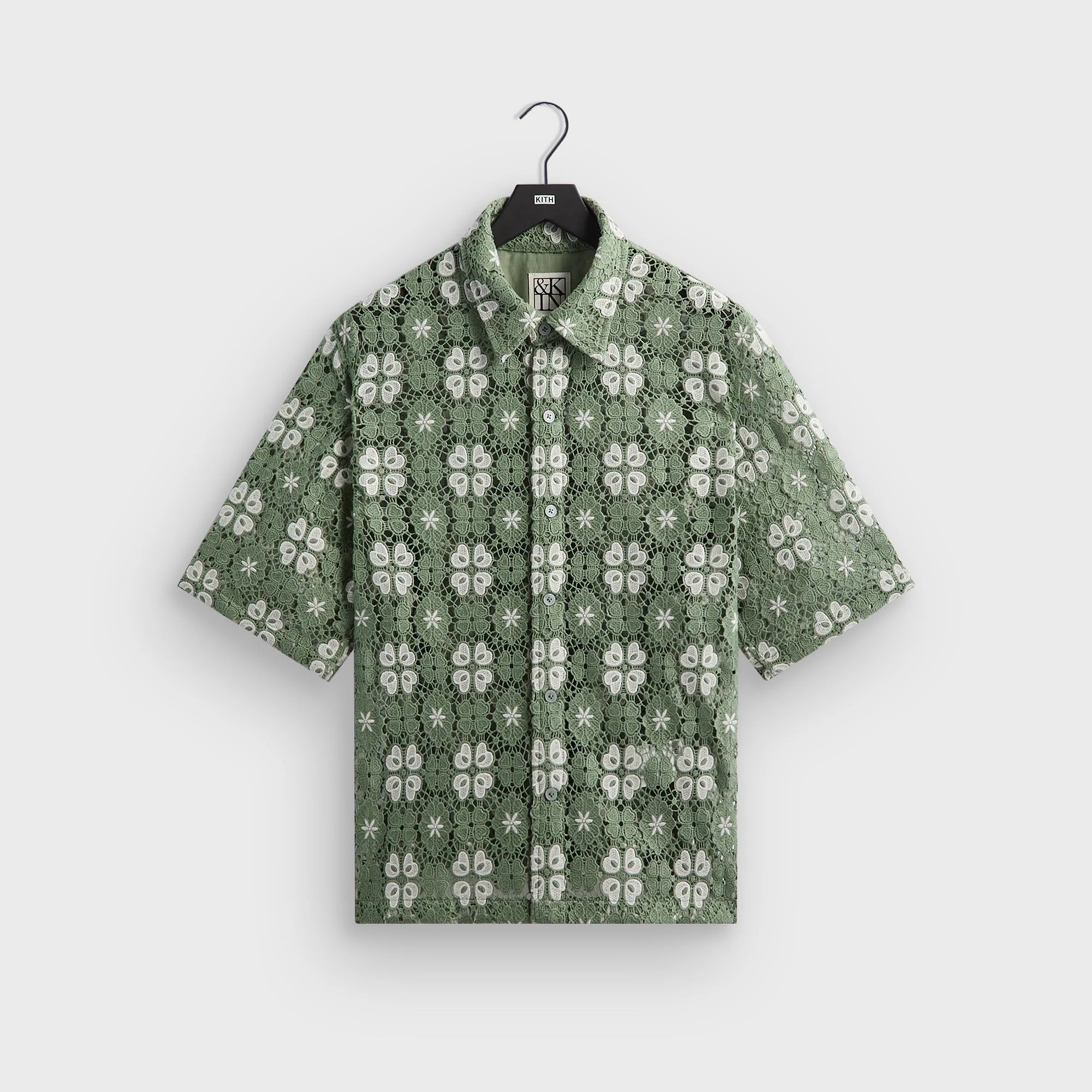 &Kin Retro Floral Lace Harvey Shirt - Cavan