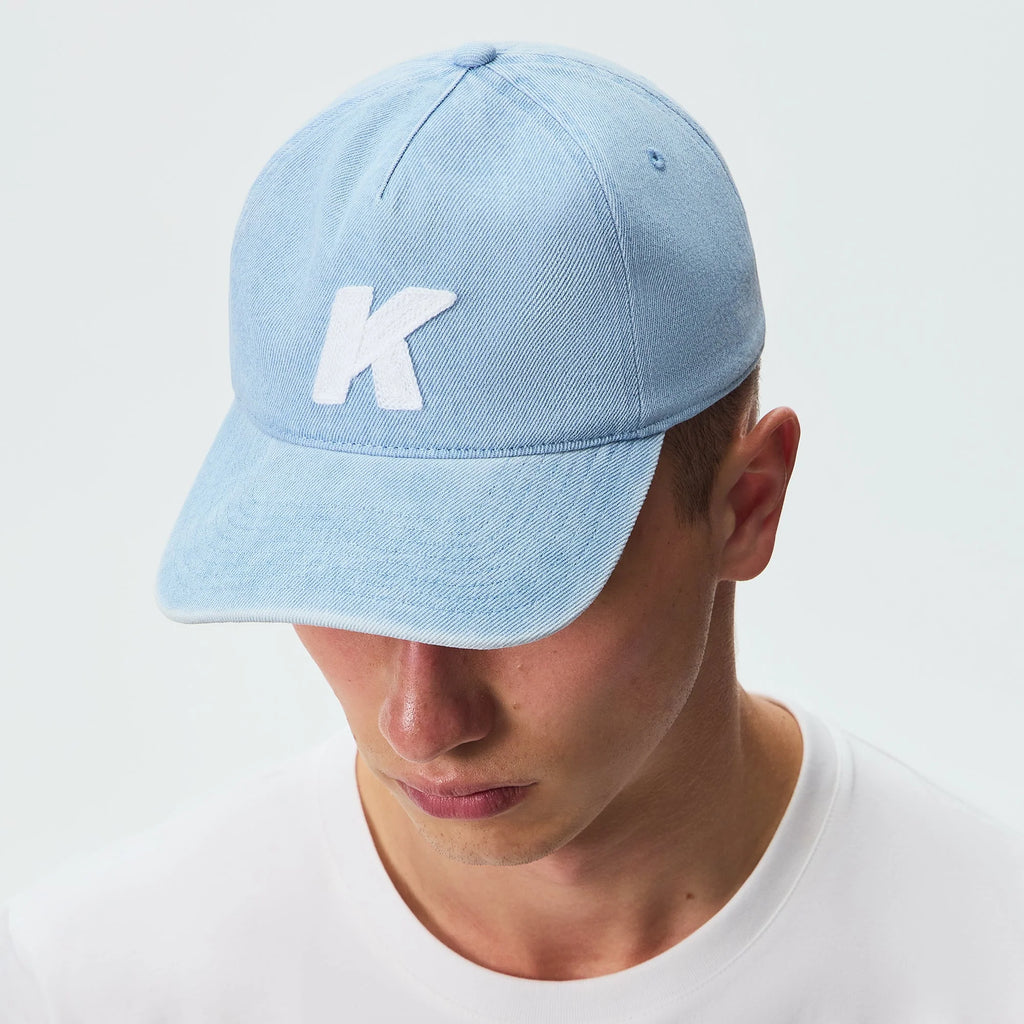 Kith Denim Bay Low Pinch Crown Snapback - Light Indigo