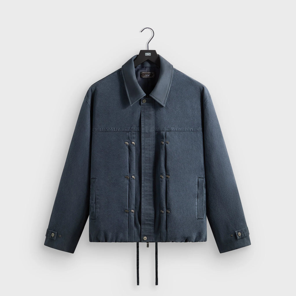 Kith Washed Canvas Ariel Blouson Jacket - Placid
