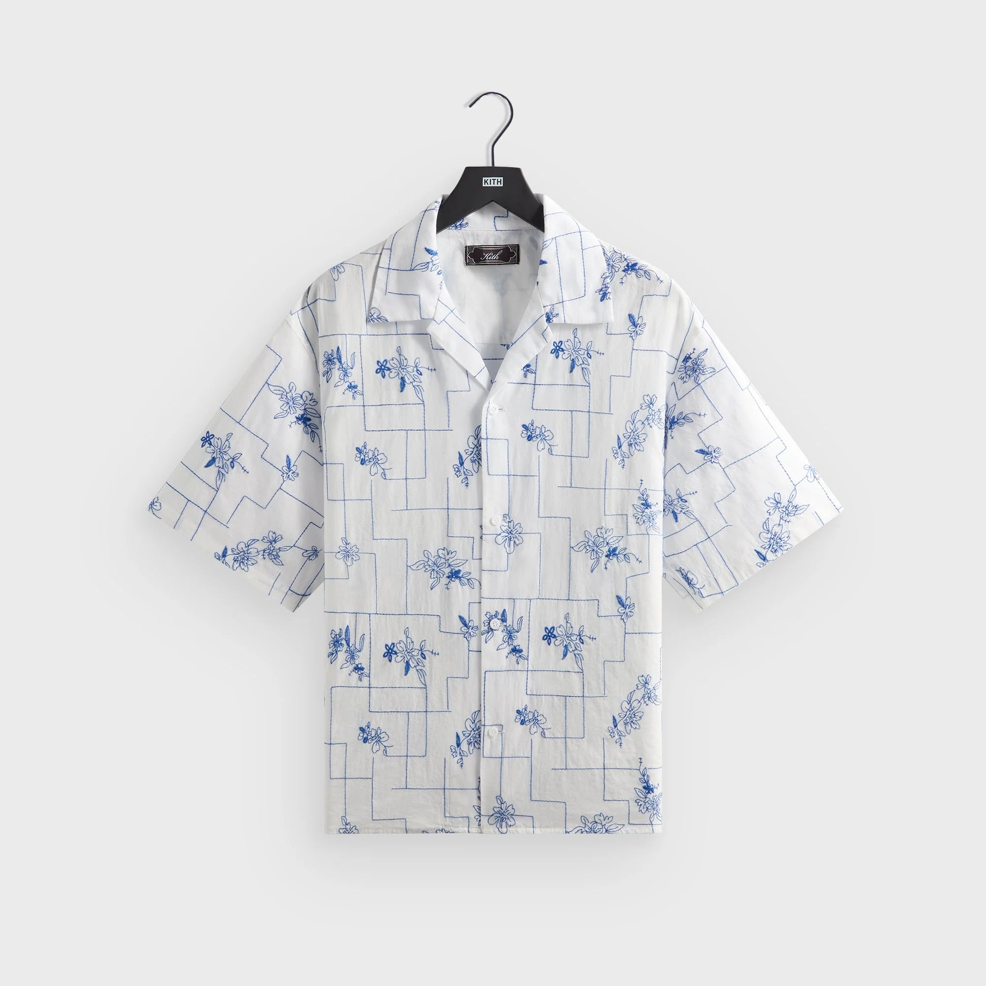 Kith Embroidered Cotton Voile Gianni Shirt - White