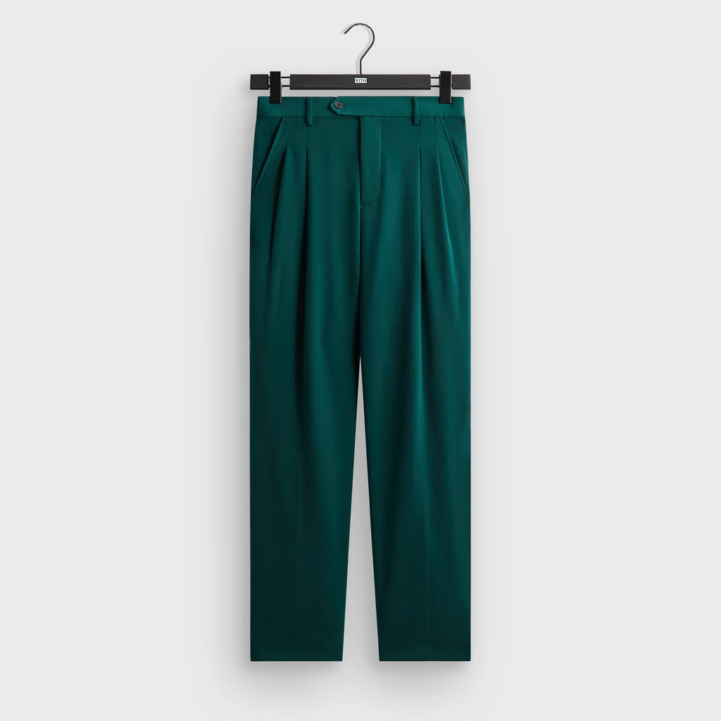Kith Drape Twill Kylan Pleated Trouser - Chronicle
