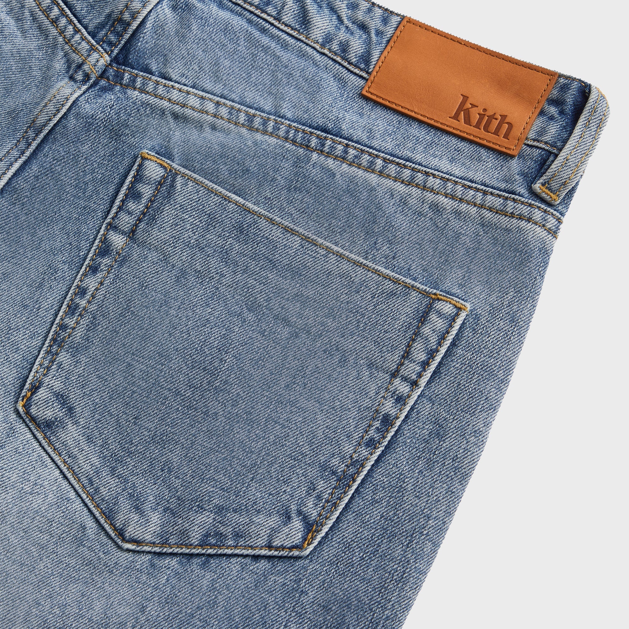 Kith Centre Straight Jeans - Dark Indigo