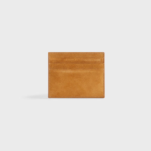 Giorgio Armani & Kith Suede Card Holder - Tan