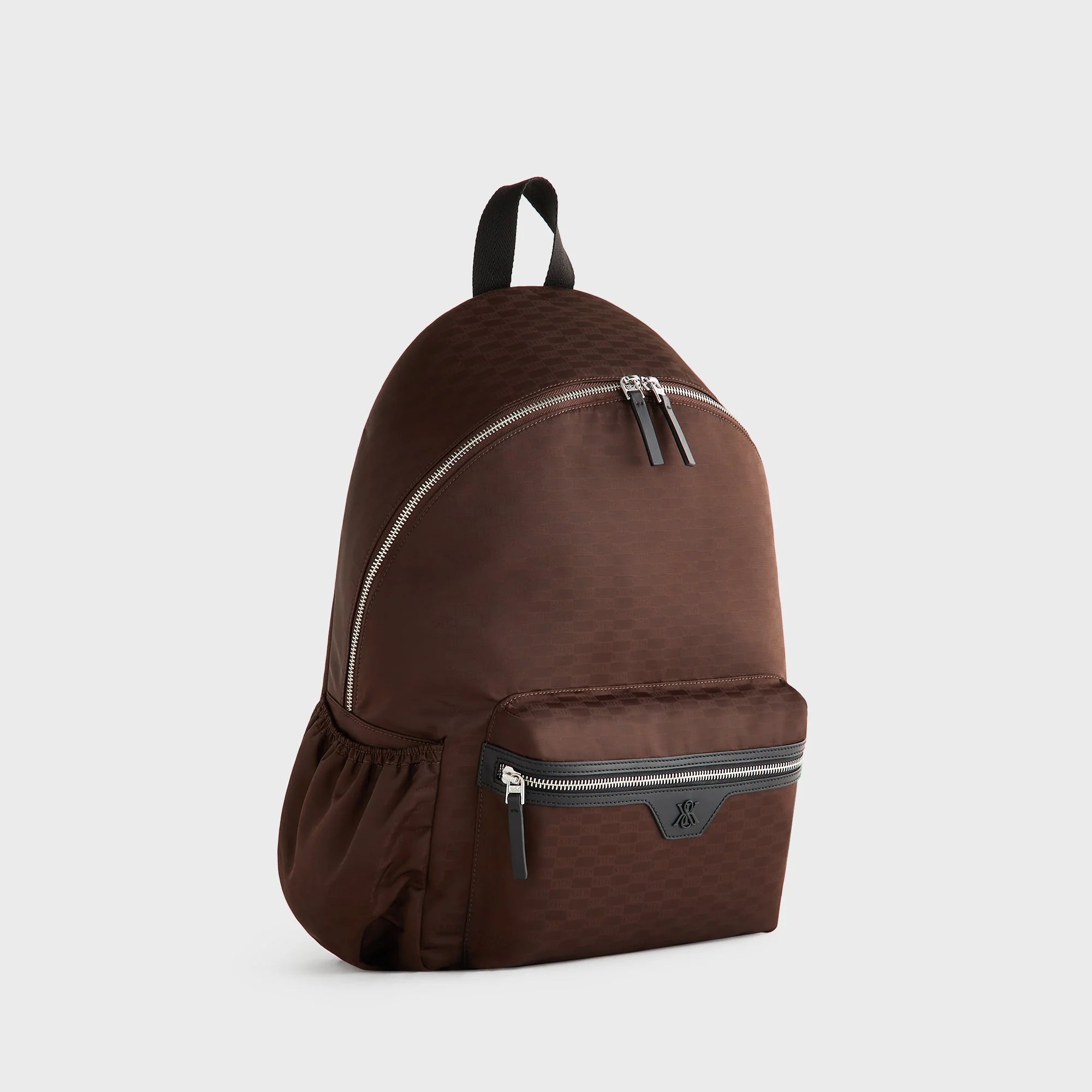 Kith Monogram Nylon Jacquard Backpack - Dark Roast