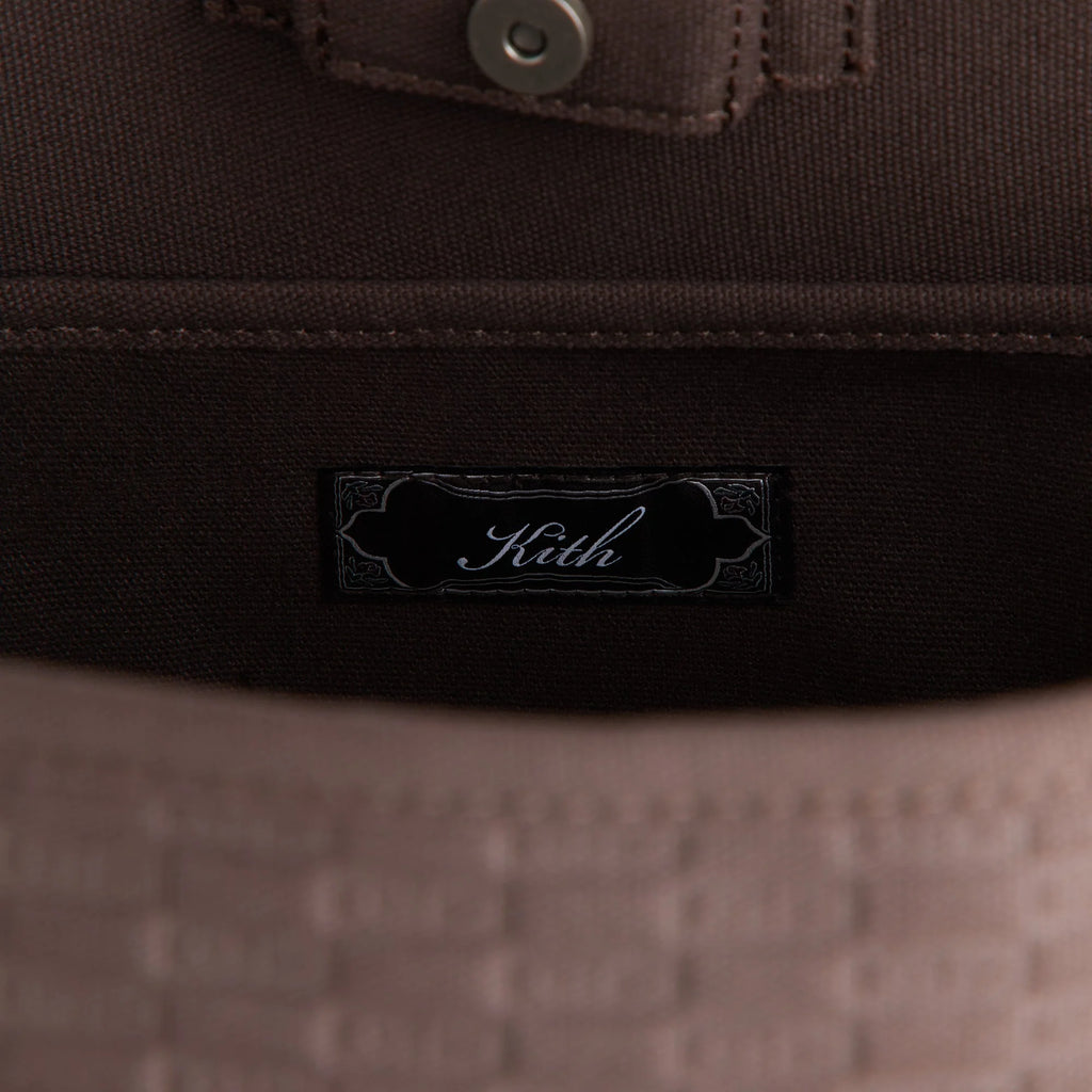 Kith Monogram Canvas Tote Bag - Kindling