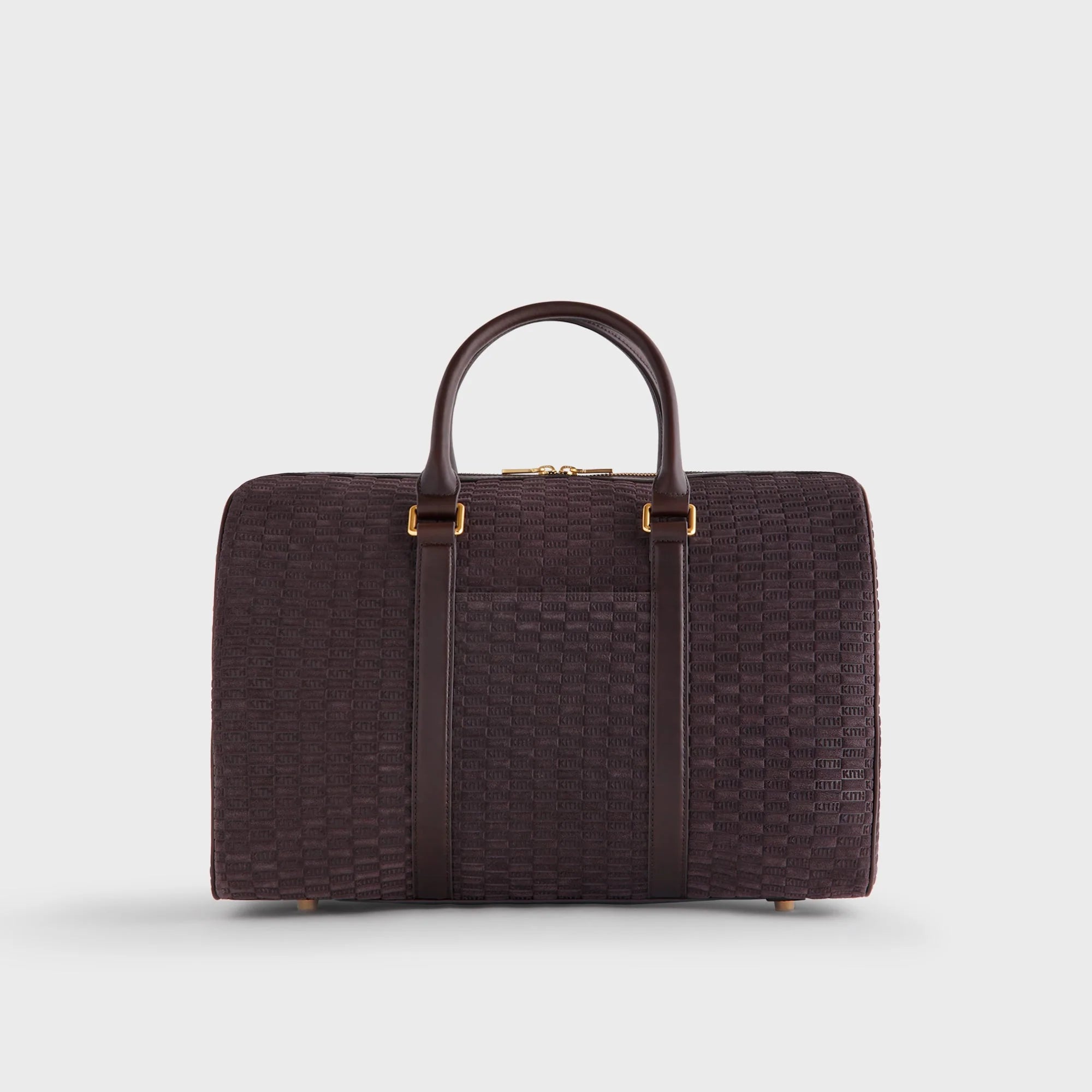 Kith Monogram Suede Traveler K40 Bag - Incognito