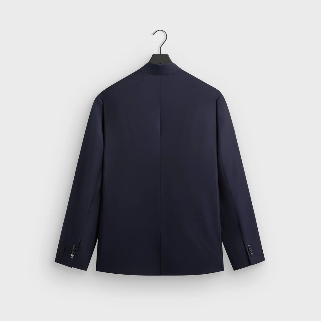 Giorgio Armani & Kith &Kin Cropped Collarless Jacket - Blue / Navy