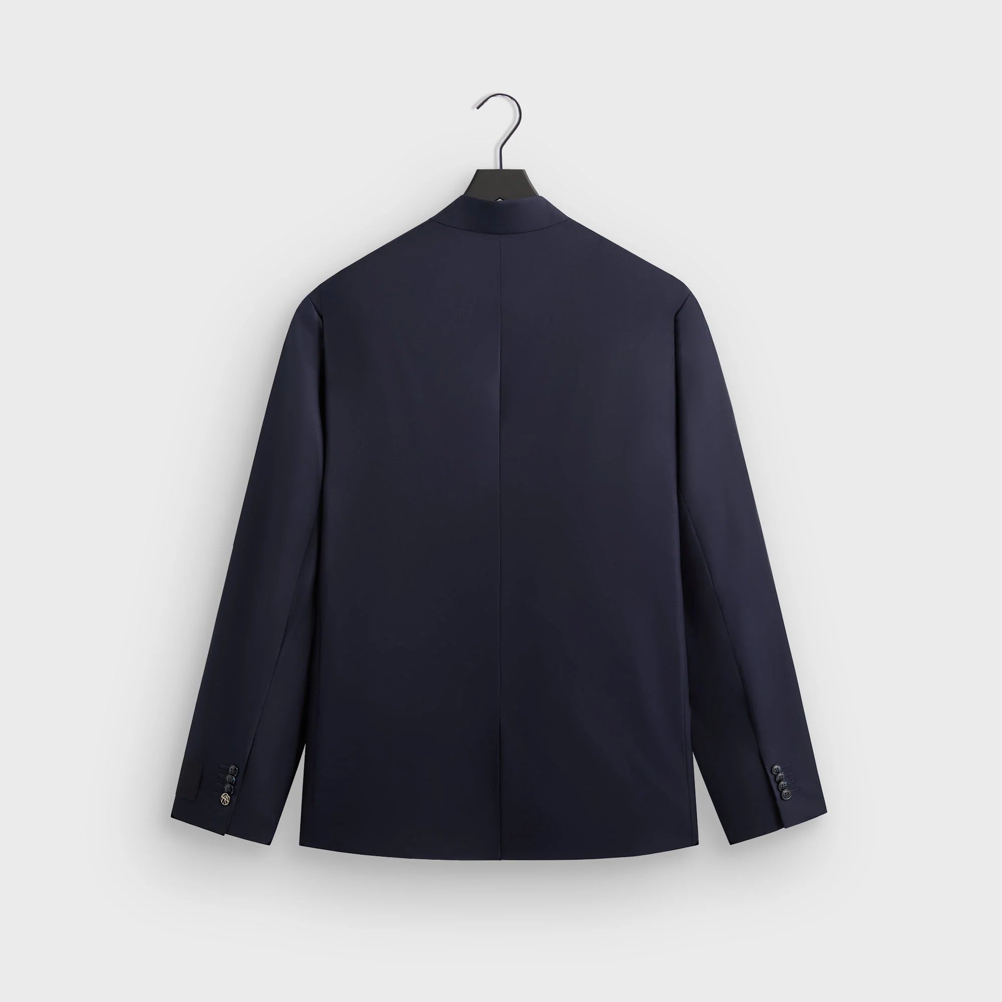 Giorgio Armani & Kith &Kin Cropped Collarless Jacket - Blue / Navy
