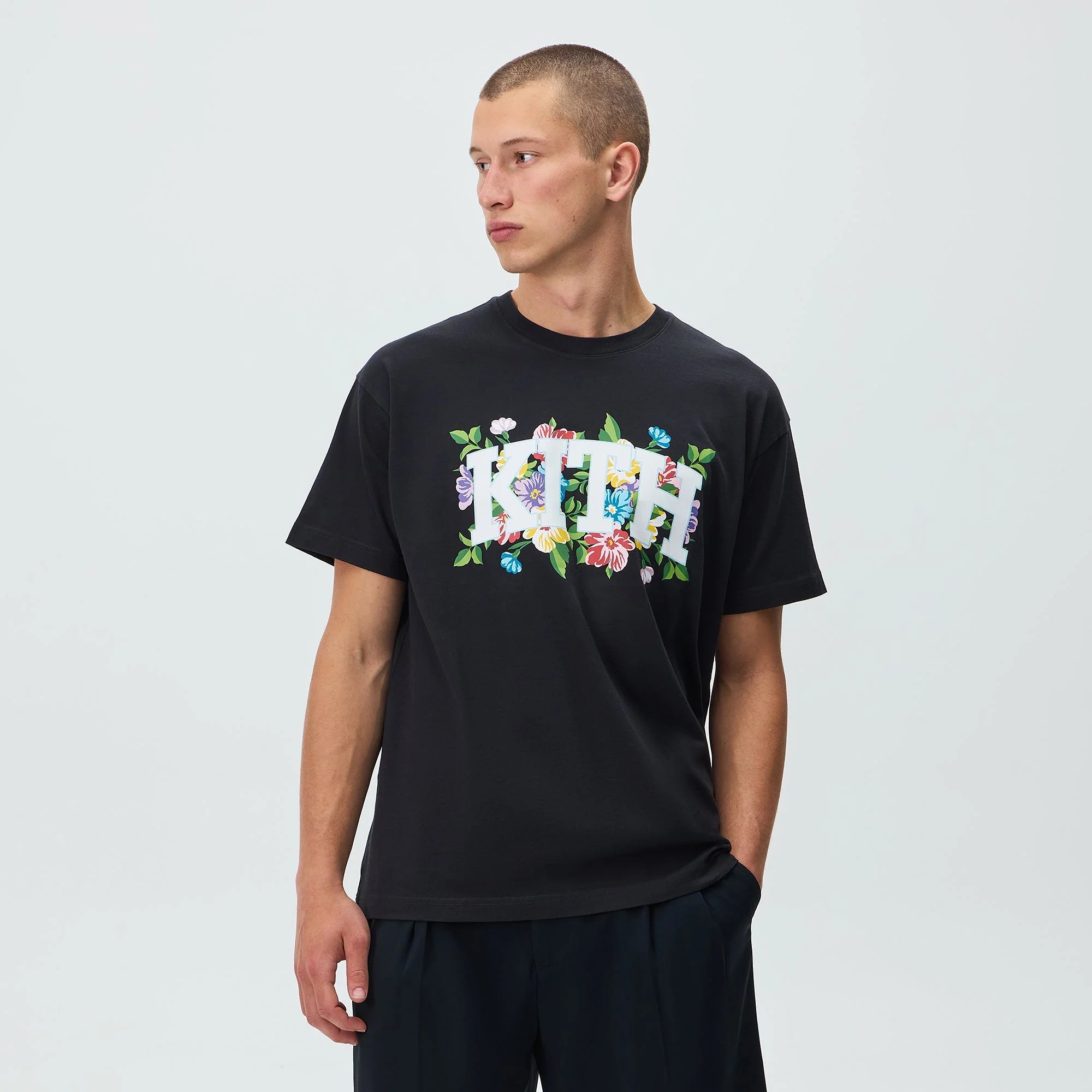 Kith Floral Arch Tee - Black