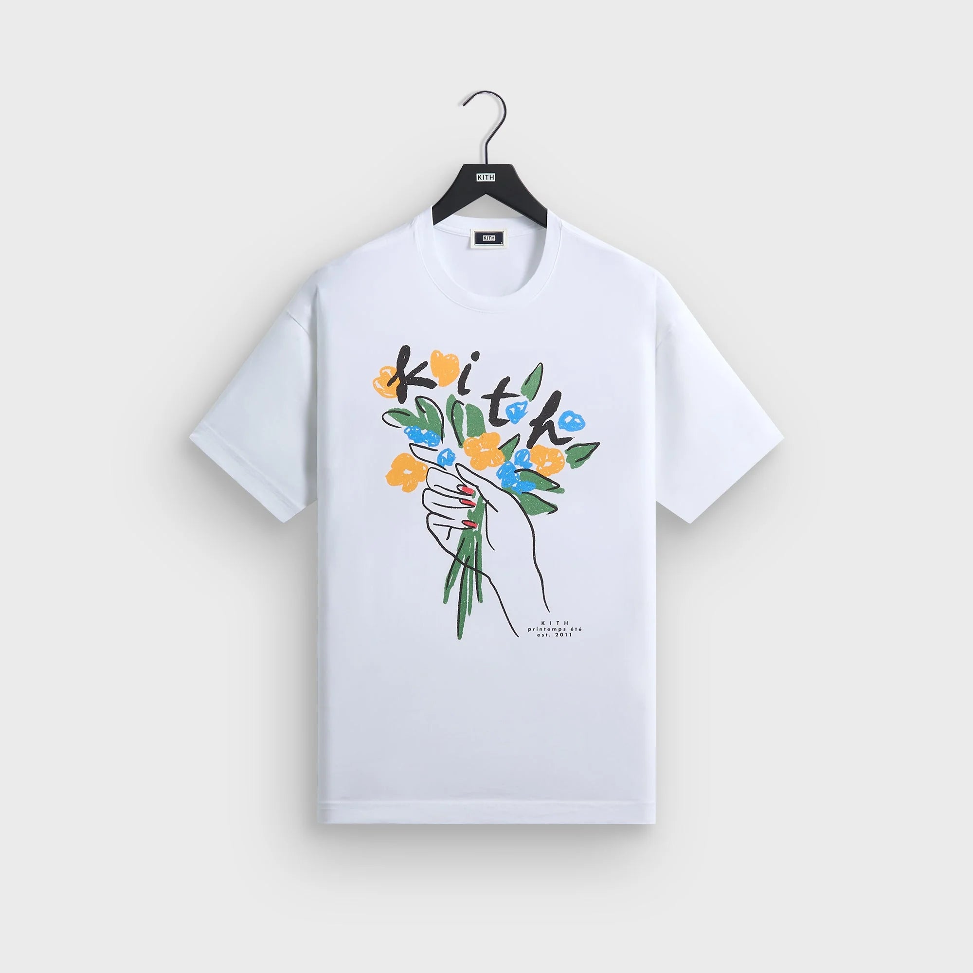 Kith Flowers Tee - White
