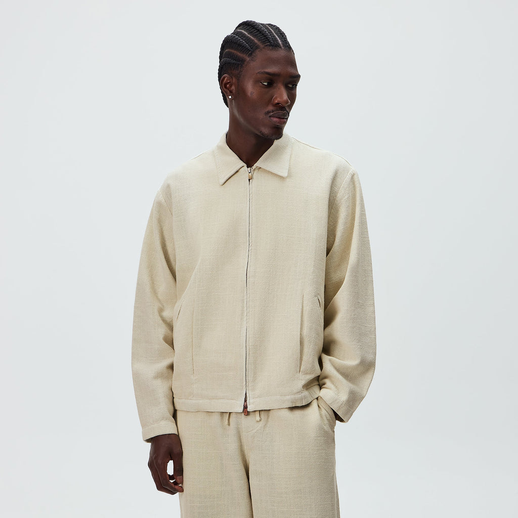 Kith Soft Woven Connor Blouson Jacket 2.0 - Waffle