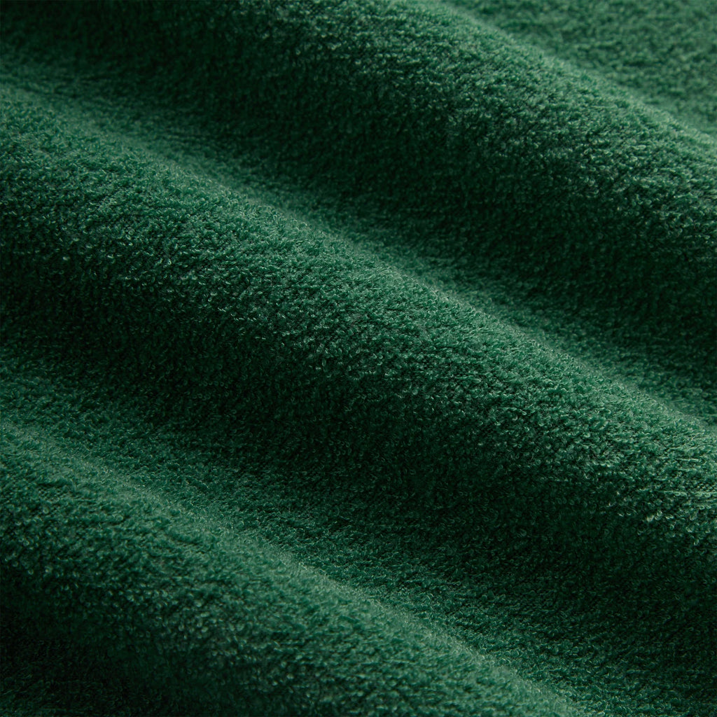 Kith Towel Boucle Long Sleeve Drew Polo - Newt