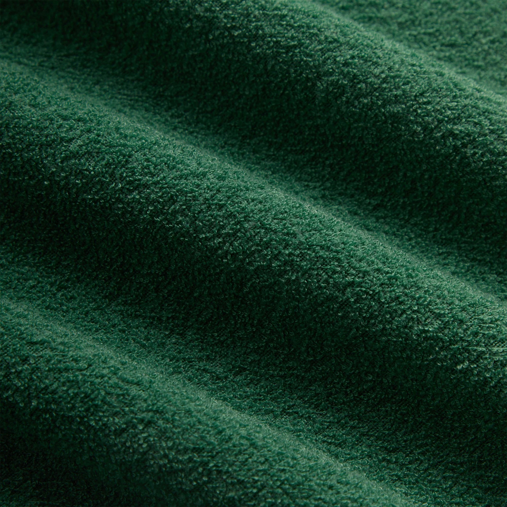 Kith Towel Boucle Long Sleeve Drew Polo - Newt
