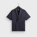 Giorgio Armani & Kith Short Sleeve Thompson Crossover Shirt - Nocturnal